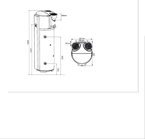 Chauffe-eau Thermodynamique Atlantic Calypso 200L 2200W